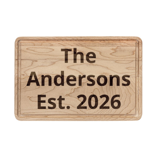 Personalized Engraved Cutting Board