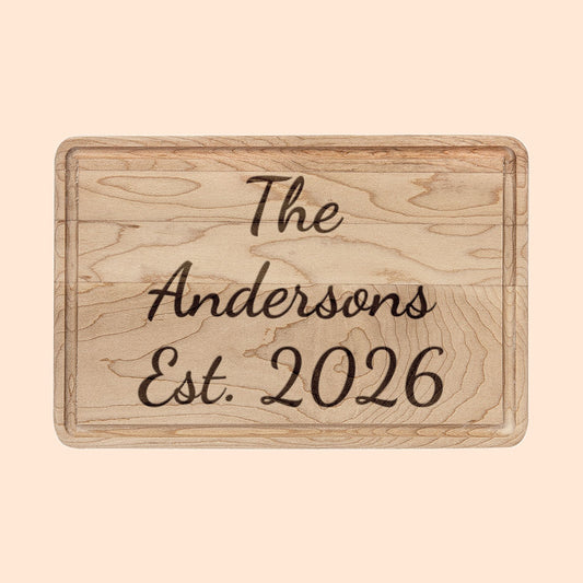 Personalized Engraved Cutting Board